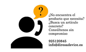  Diresa Device / FedBuy ¿No encuentras lo que necesitas?¿Buscas algo en concreto y no está en nuestra web? Llámanos al 920 120 845 o escribe a info@diresadevice.es