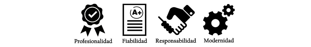 Valores de FedBuy: Profesionalidad, Fiabilidad, Modernidad, Responsabilidad