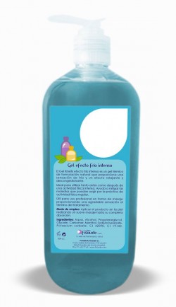 Gel Efecto Frío Intenso | Envase 500 ml | Uso en deportistas | Elimina molestias y descongestiona | Diresa Device - FedBuy