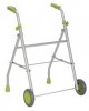 Diresa Device: Andador con ruedas para ancianos color verde pistacho. Fabricado en aluminio.