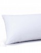 Funda almohada | Para cama de 90 | Colores blanco y celeste | FedBuy: juegos de cama particular y residencia