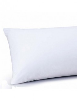 Funda almohada | Para cama de 90 | Colores blanco y celeste | FedBuy: juegos de cama particular y residencia