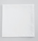 Servilleta saten blanca 50x50