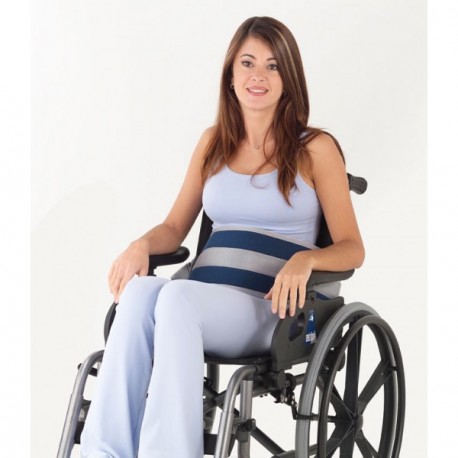 Sujeción a silla de ruedas | Cinturón abdominal | Cierre magnético | Todo tu material ortopédico para particular o residencia