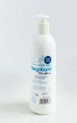 Crema hidratante Begobaño con dosificador 750 ml.