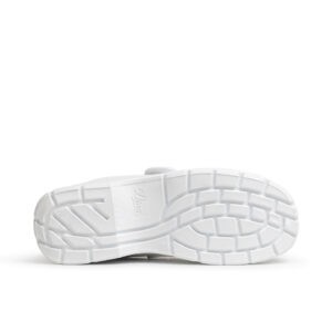 zapato sanitario blanco con cierre de velcro