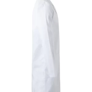 bata blanca de manga larga