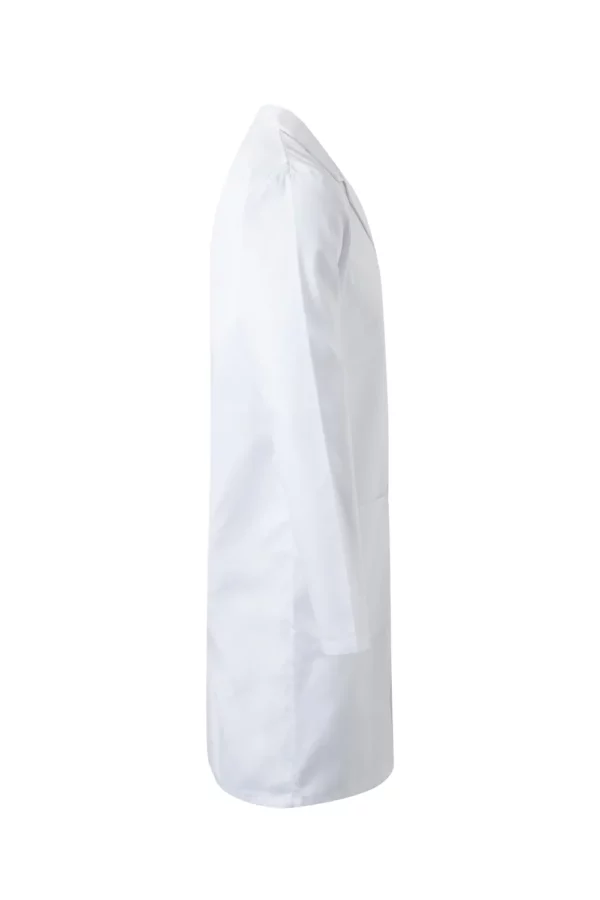 bata blanca de manga larga