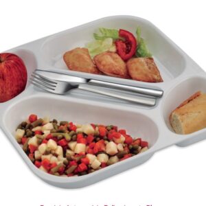 bandeja autoservicio con comida