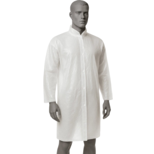 Batas blanca de polietileno