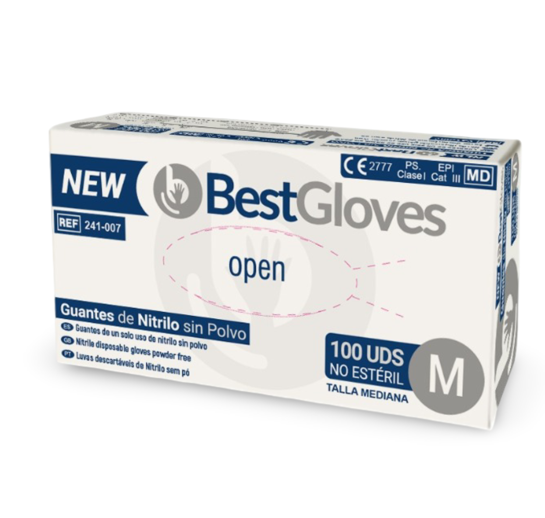 Caja de guantes de Nitrilo