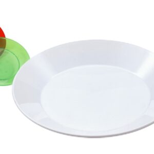 plato llano plástico