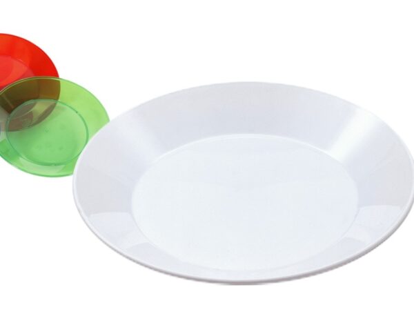 plato llano plástico