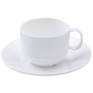 taza policarbonato desayuno blanca