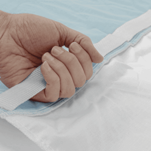 Empapador de 4 capas azul reverso