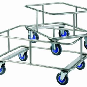 carrito de cubeta con ruedas