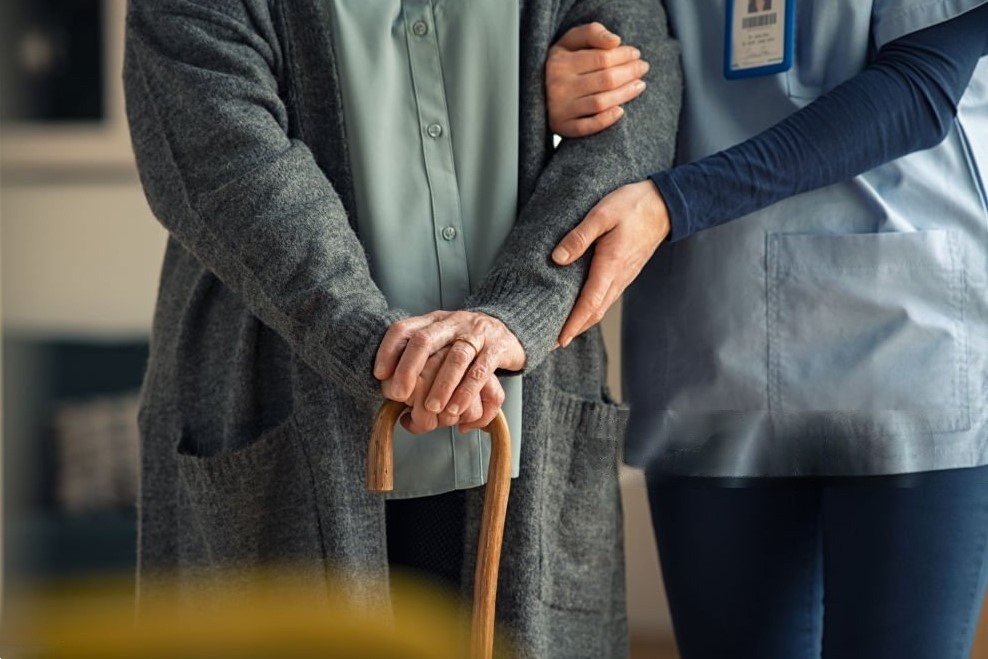 pareja de la mano