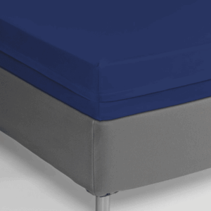 funda colchón azul