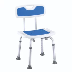 Silla de ducha con asiento acolchado