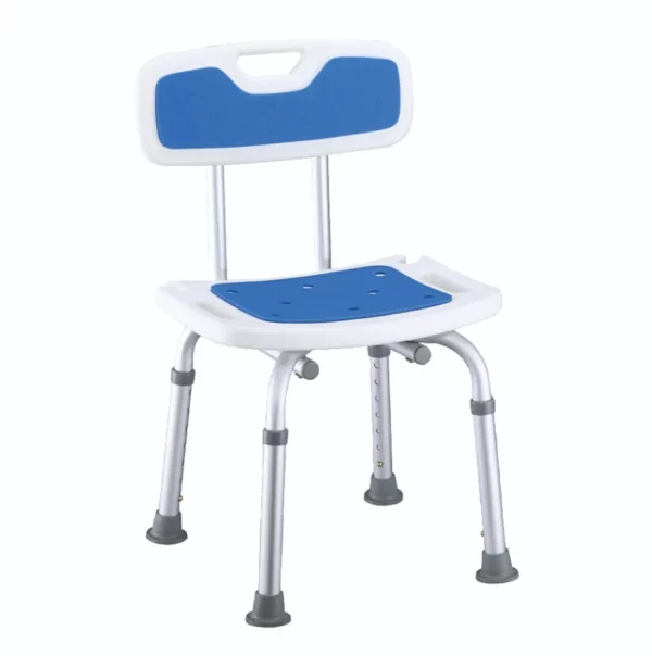 Silla de ducha con asiento acolchado