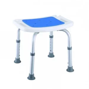 Taburete de ducha con asiento acolchado