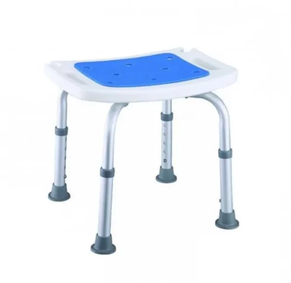 Taburete de ducha con asiento acolchado
