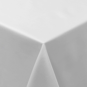 mantel saten 50-50 blanco