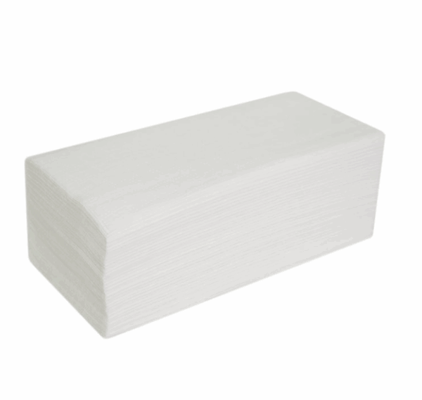 toalla secamanos de 2 capas blanca