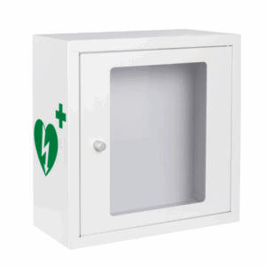 Vitrina de cristal para desfibrilador